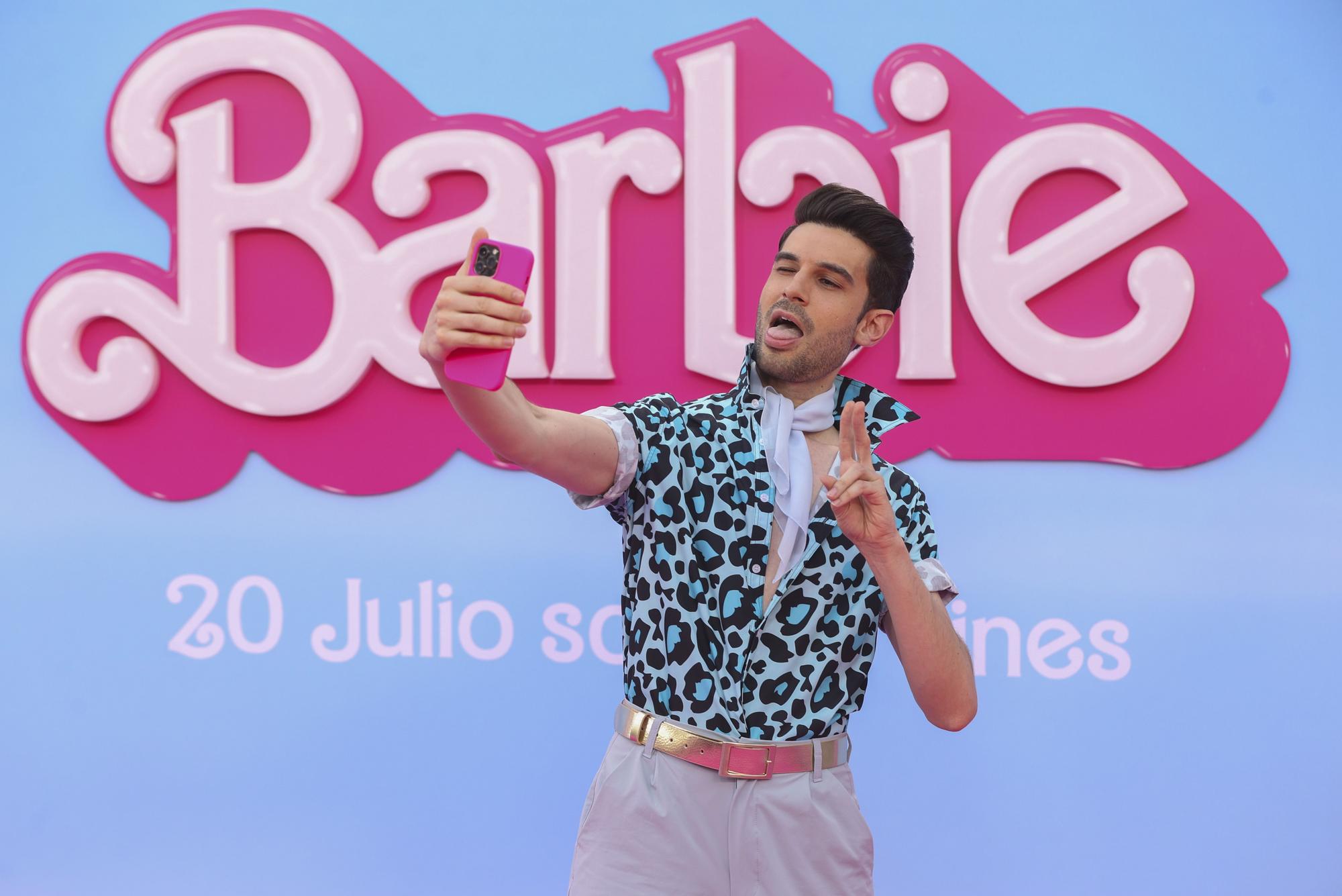 El rosa s'imposa a l'estrena de 'Barbie' a Madrid