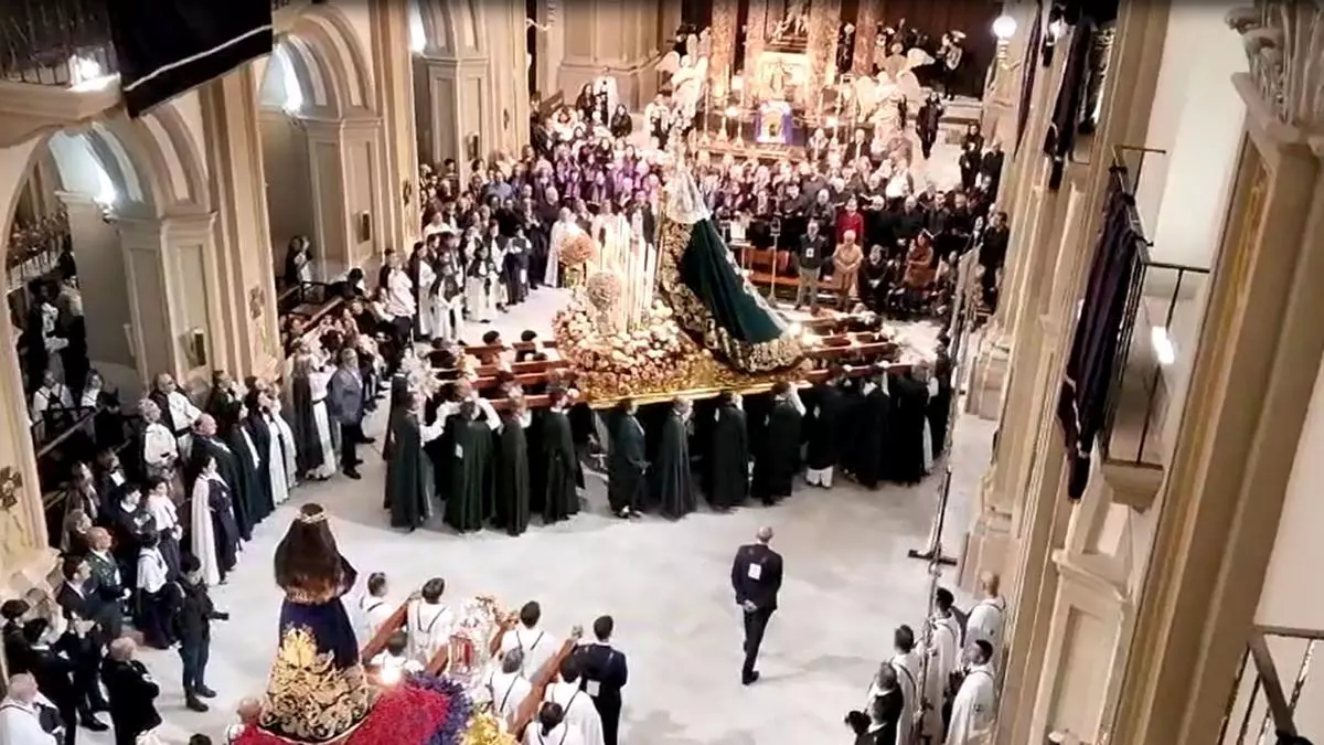 Suspendidas las procesiones del Martes Santo en Murcia por el mal tiempo