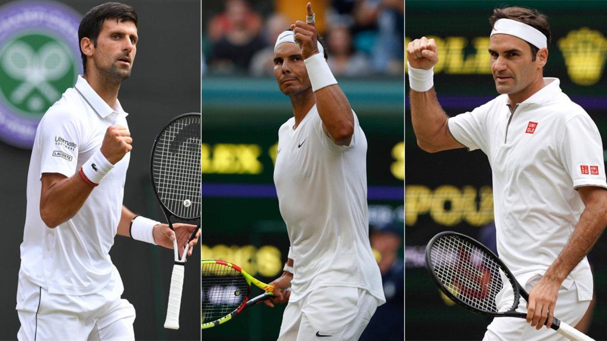Los tres grandes favoritos al título de Wimbledon