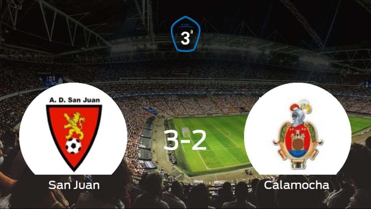 El San Juan gana 3-2 al Calamocha