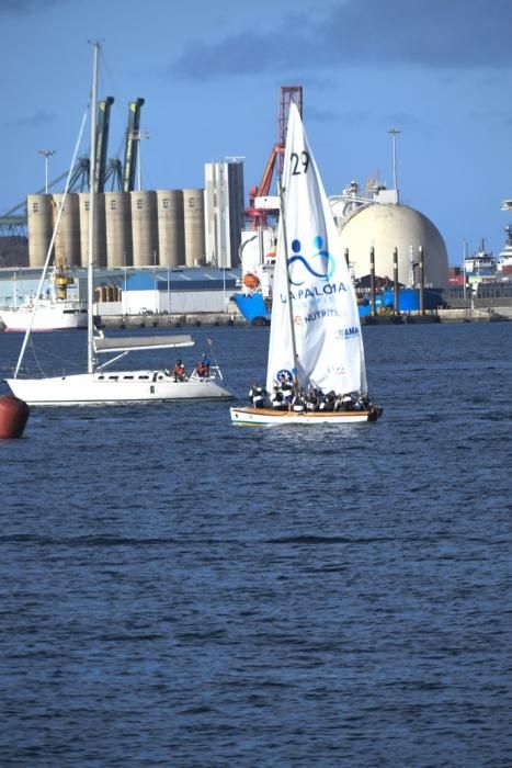 21-09-19 DEPORTES. BAHIA DEL PUERTO. LAS PALMAS DE GRAN CANARIA. Vela latina. Desempate Guanche-Tomás Morales por el título del Campeonato. Fotos: Juan Castro.  | 21/09/2019 | Fotógrafo: Juan Carlos Castro