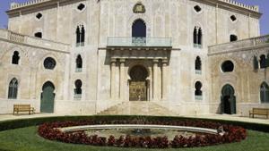 El rentat de cara del palau del Marquès d’Alfarràs