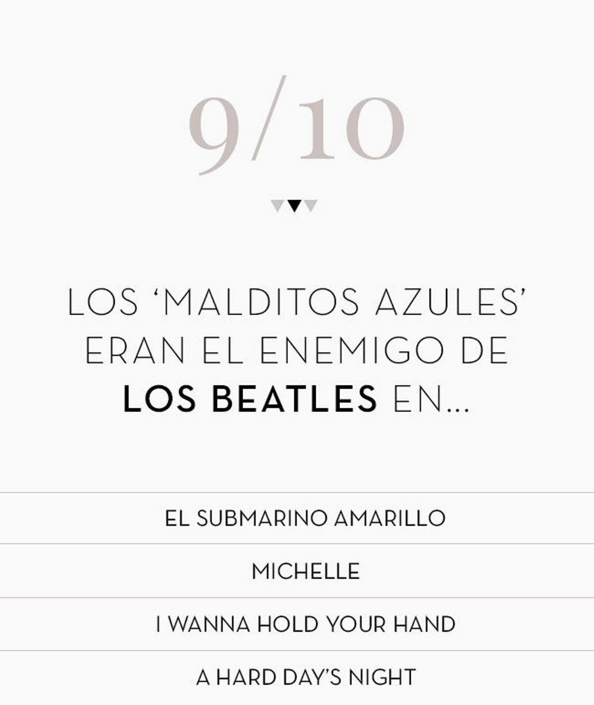 Los 'malditos azules' eran el enemigo de Los Beatles