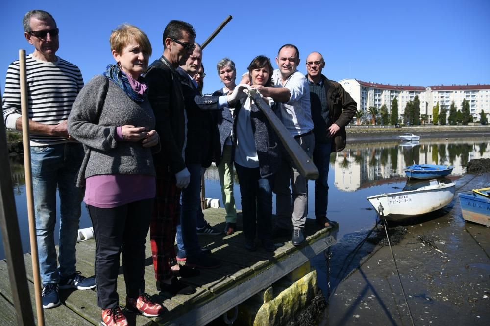 Visita europea a la Ría de O Burgo