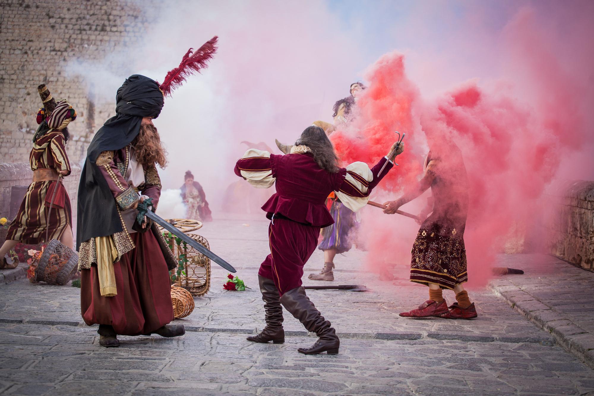 Edición de 2017 de la Feria Medieval de Ibiza.