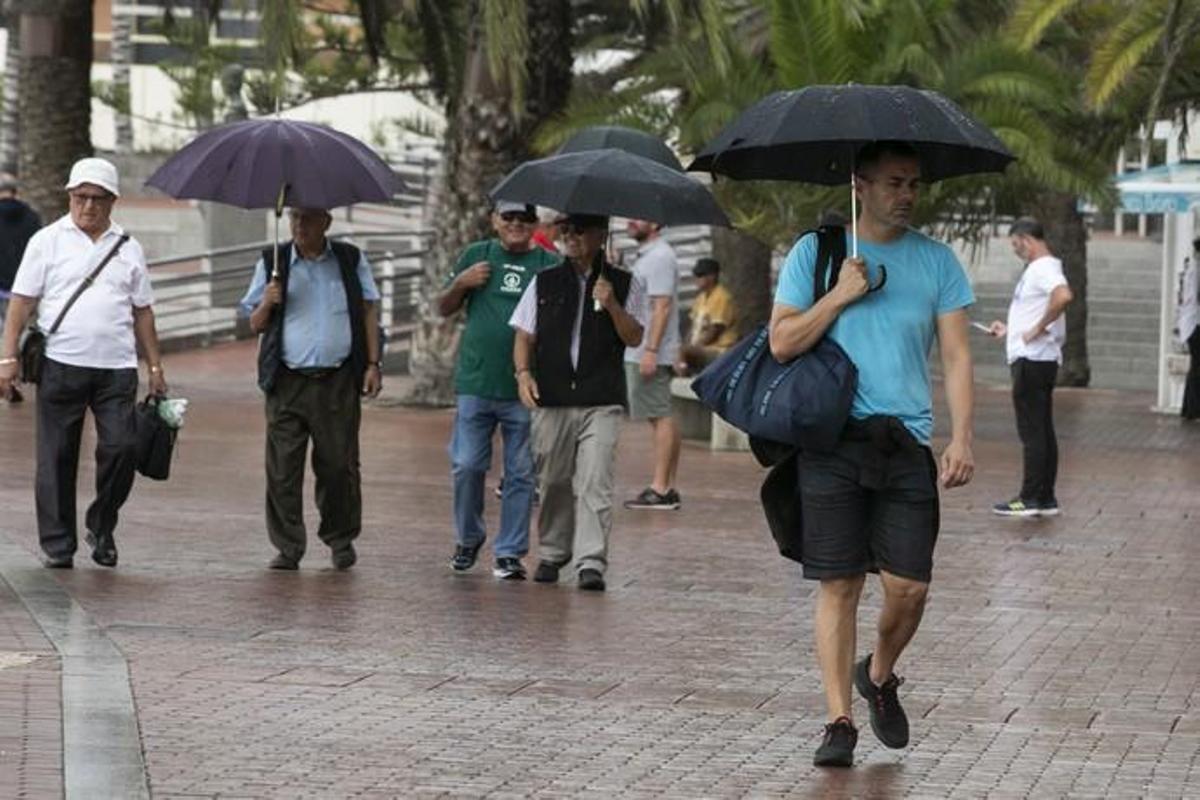 16.09.19. Las Palmas de Gran Canaria.Lluvias . Foto Quique Curbelo  | 16/09/2019 | Fotógrafo: Quique Curbelo