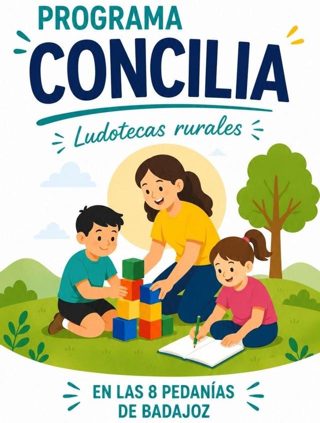El cartel del programa Concilia.