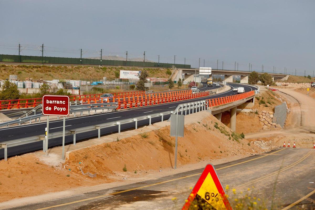 El viaducto ya a pleno rendimiento con los dos carriles por sentido