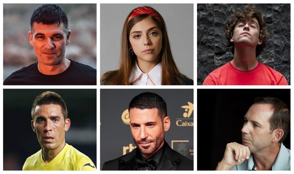 Imagen de algunos de los rostros más populares de la provincia de Castellón a día de hoy.