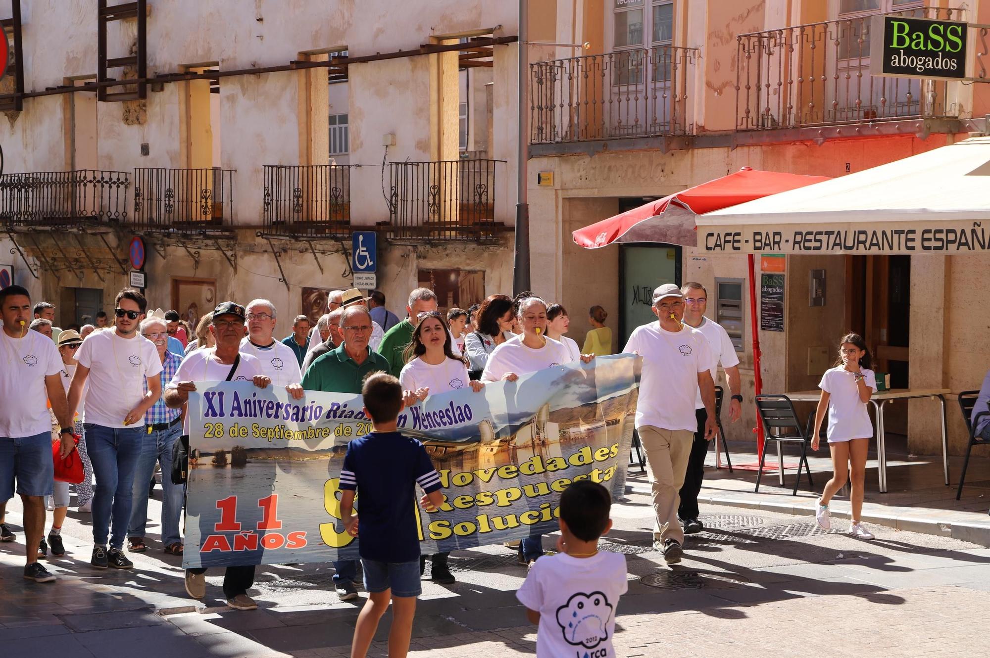 Manifestación por el XI Aniversario de la riada de San Wenceslao