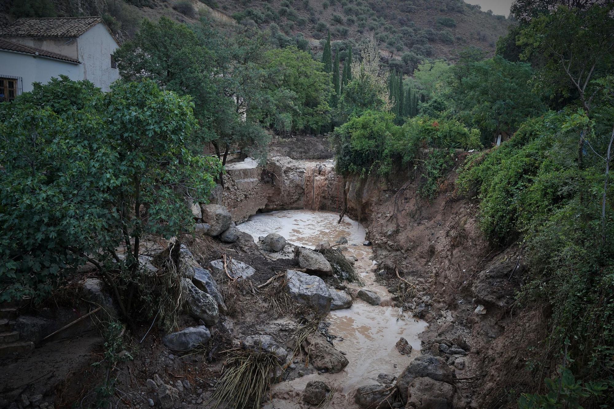 Las imagenes de Almedinilla tras la tromba de agua