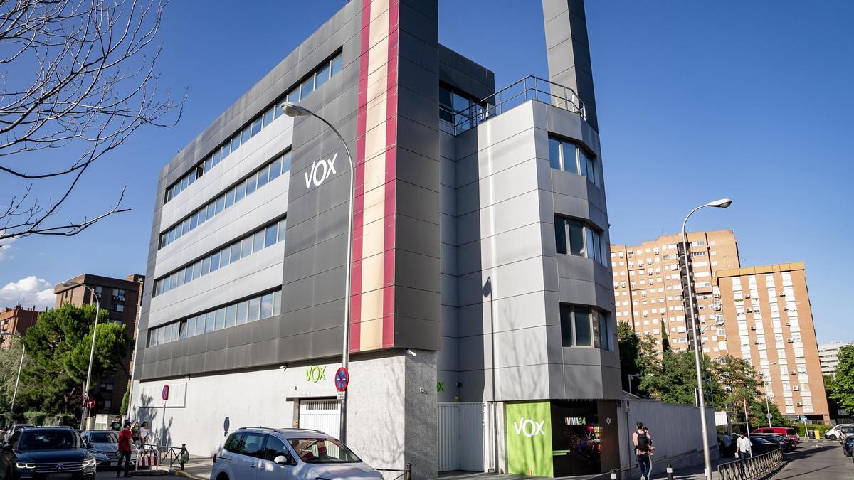 Una imagen de la sede de Vox.