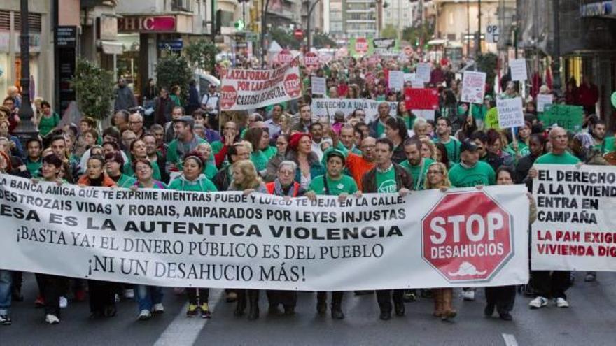 Veintiséis desahucios al día