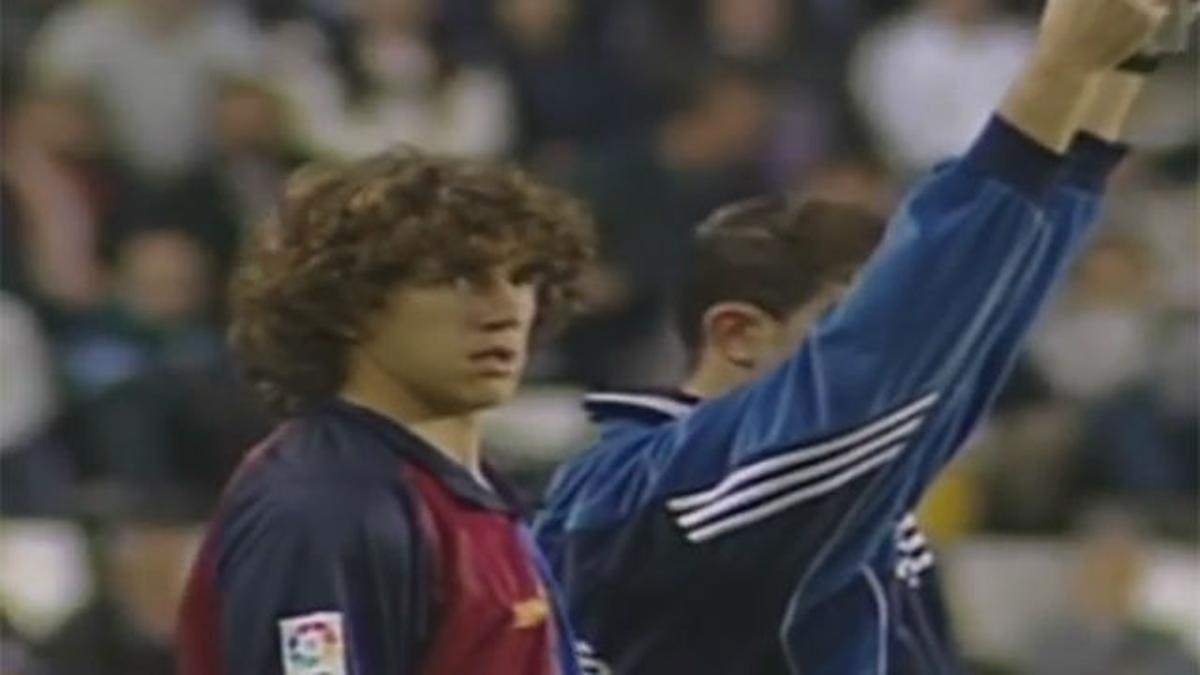 Se cumplen 20 años del debut de Puyol en liga ante el Valladolid