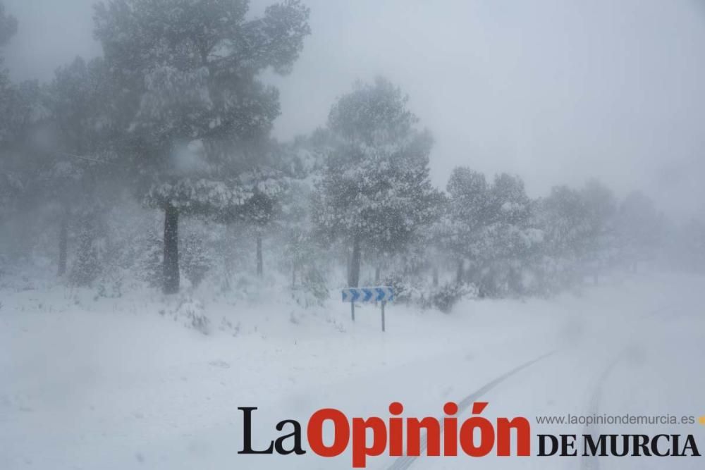 La nieve cubre de blanco el Campo de San Juan