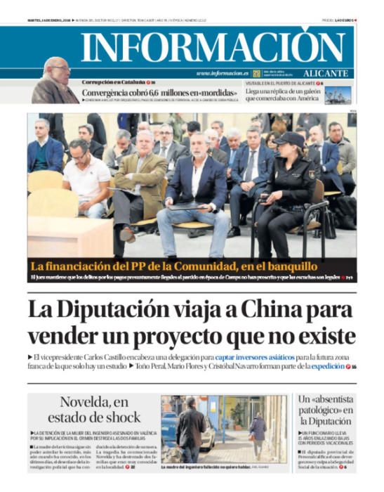 Estas han sido las portadas más destacadas de INFORMACIÓN en 2018