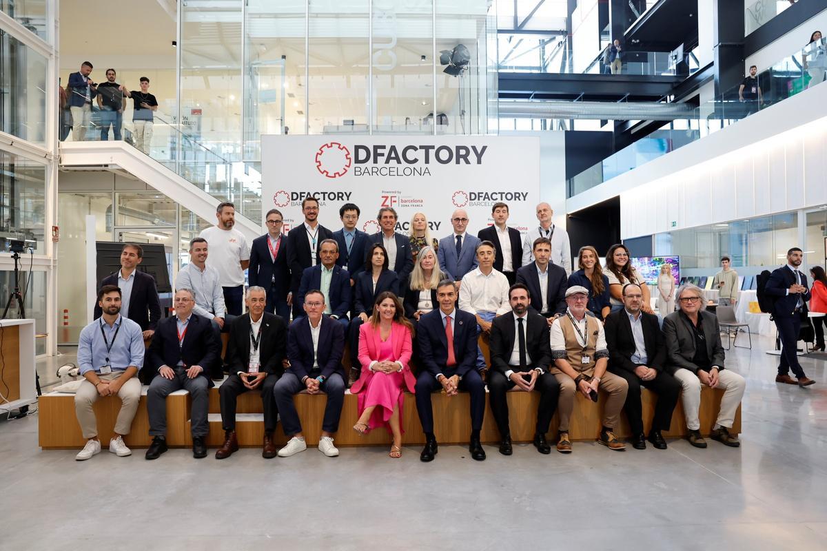 Pedro Sánchez, visita el Ecosistema DFactory.