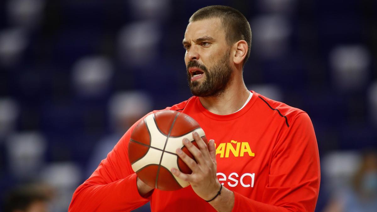 Marc Gasol en un encuentro con la selección.