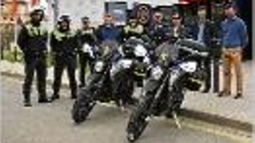 La policia incorpora dues motos elèctriques