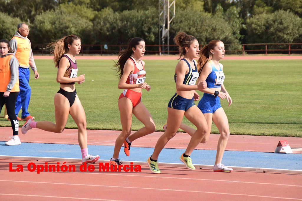 Regional absoluto y sub-23 de atletismo en Lorca (I)