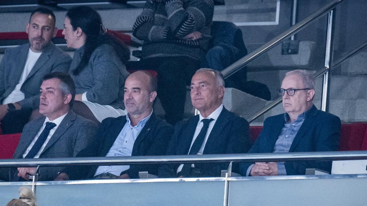 El presidente Rafa Yuste apoyó al equipo desde el palco