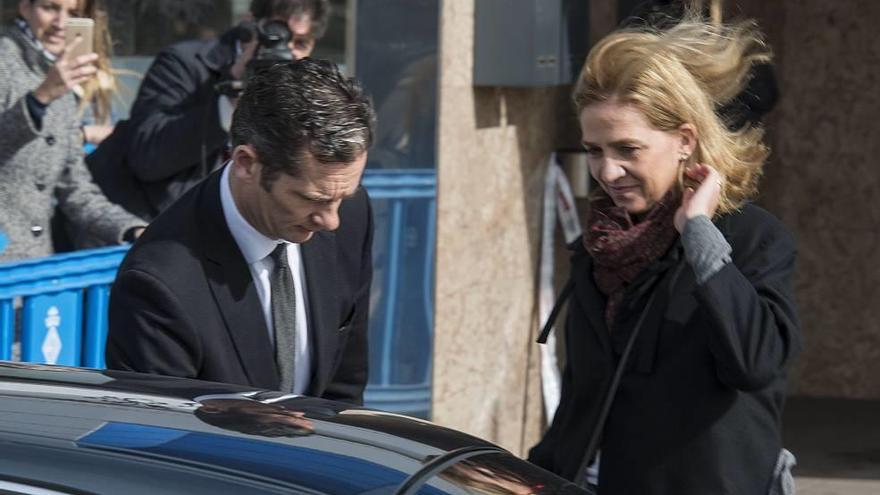 Iñaki Urdangarin y la infanta Cristina.