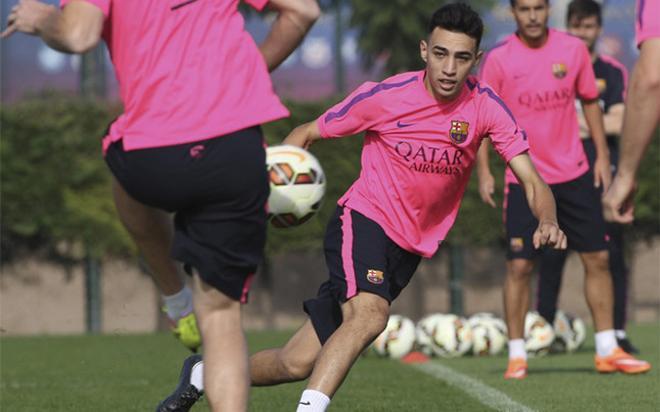 Entrenamiento del Barça del viernes 17 previo al duelo contra el Eibar