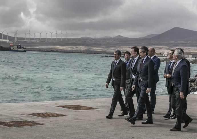 inauguración del puerto de granadilla por el ...