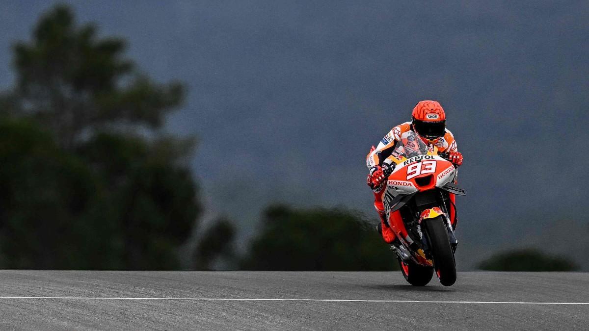 Marc Márquez, en los libres del GP de Portugal