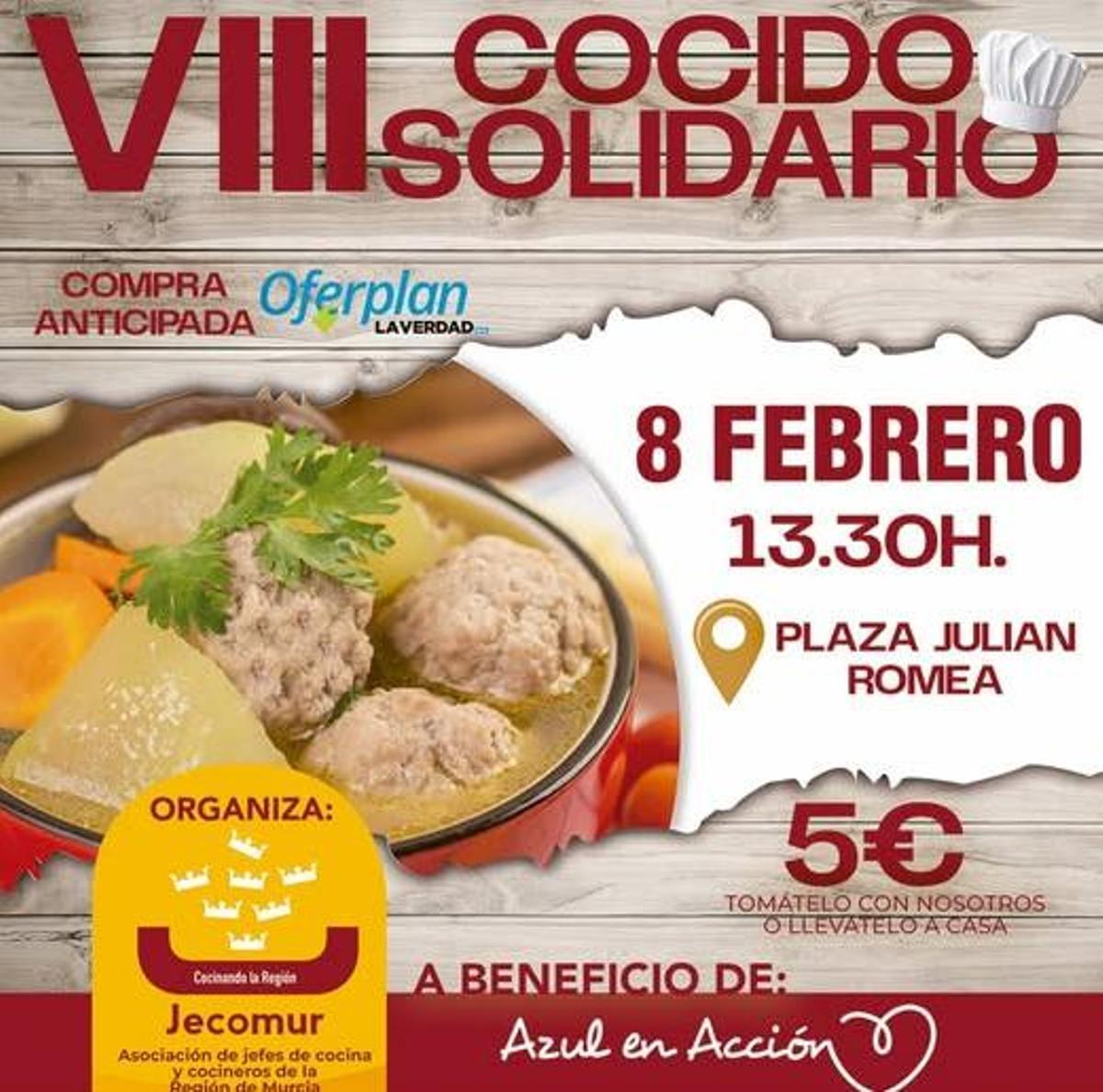 Cartel del cocido solidario