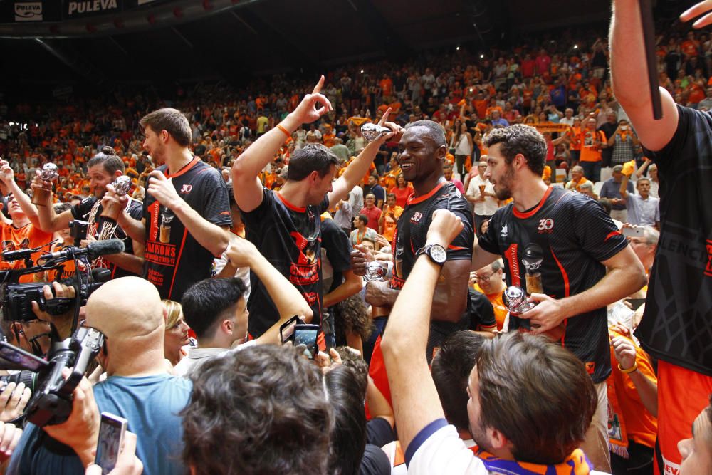 Así ha sido la celebración del Valencia Basket