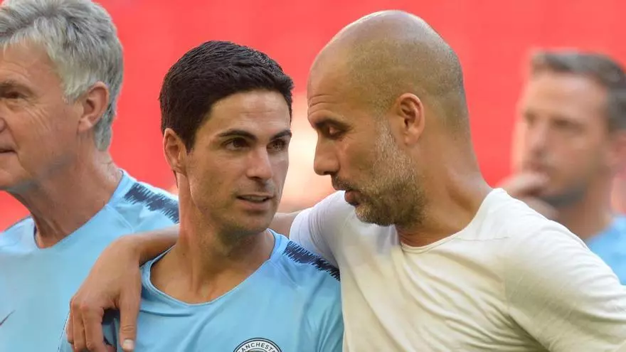 Guardiola, sobre el fichaje de Arteta por el Arsenal: "¿Quién era yo para impedírselo?"