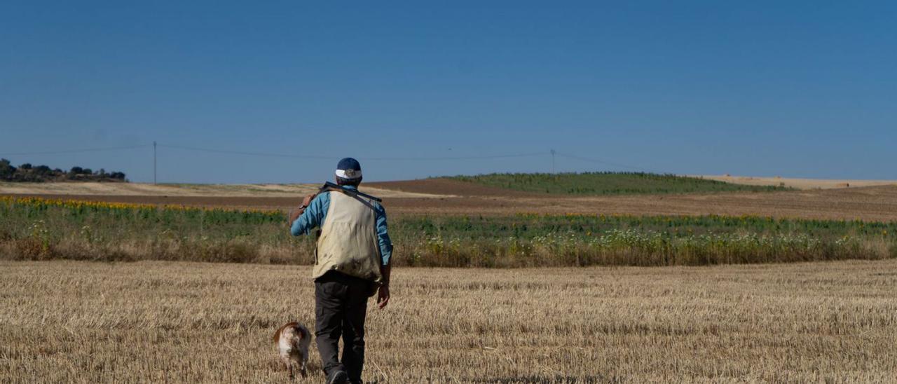 Un cazador en el sur de la provincia de Zamora. | José Luis Fernández