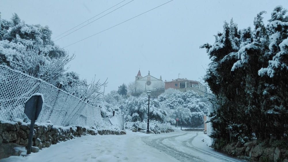 La Serra se viste de blanco