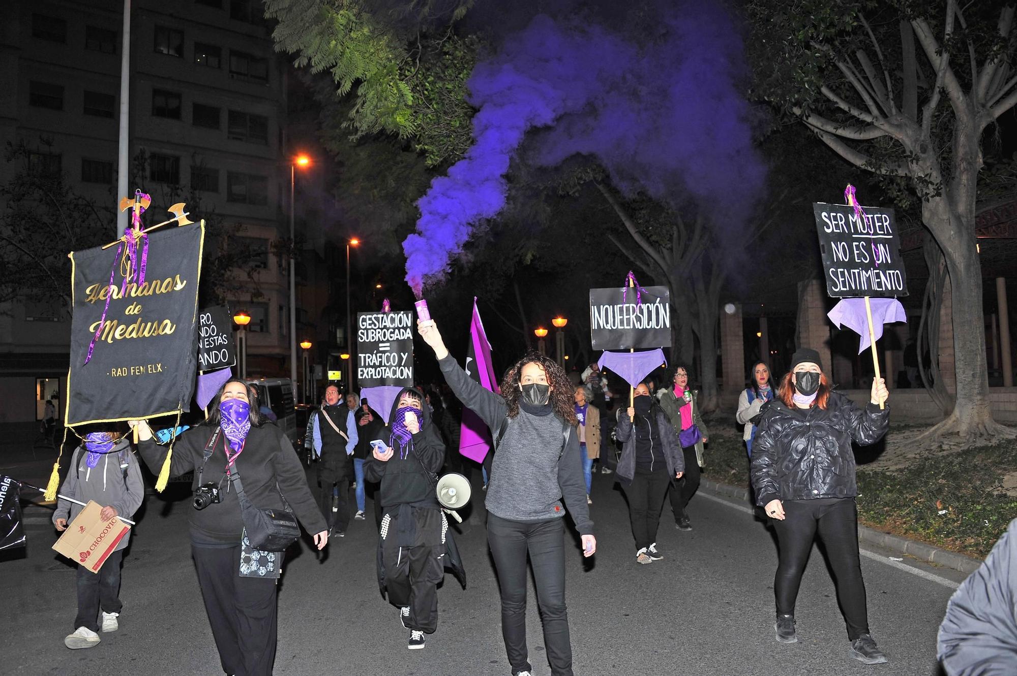 Manifestación 8M en Elche