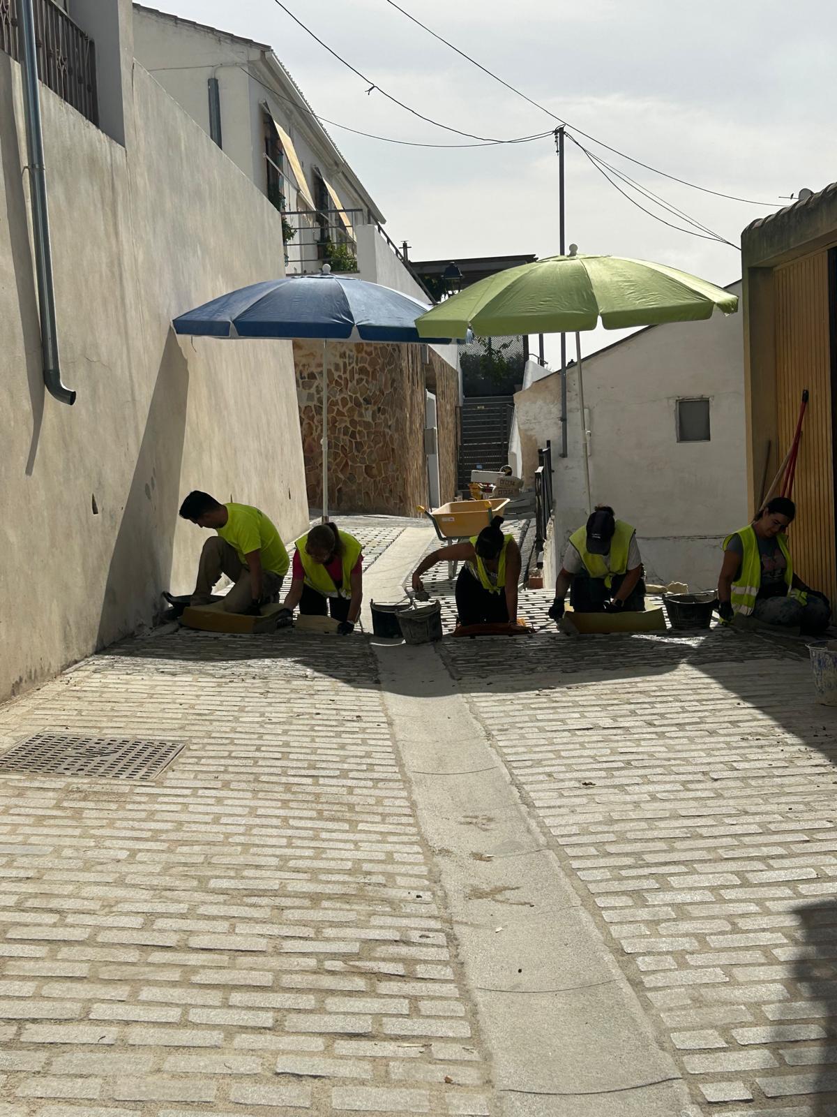 Trabajos que se llevan a cabo con el PFEA en Baena.