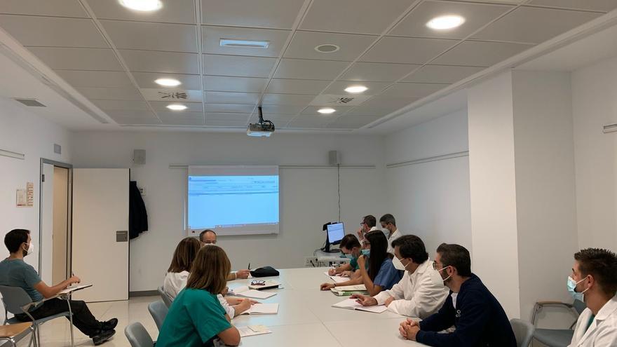 Reunión del comité multidisciplinar del Hospital Clínico de Málaga