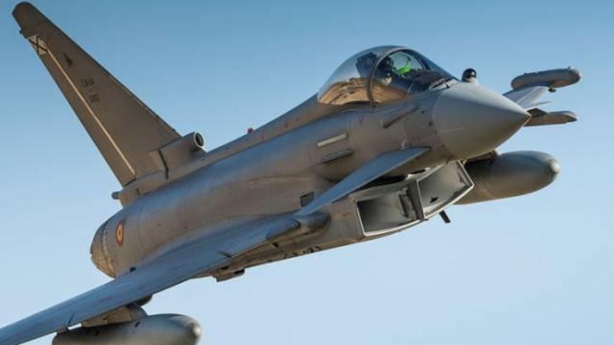 Caça Eurofighter de l&#039;exèrcit espanyol