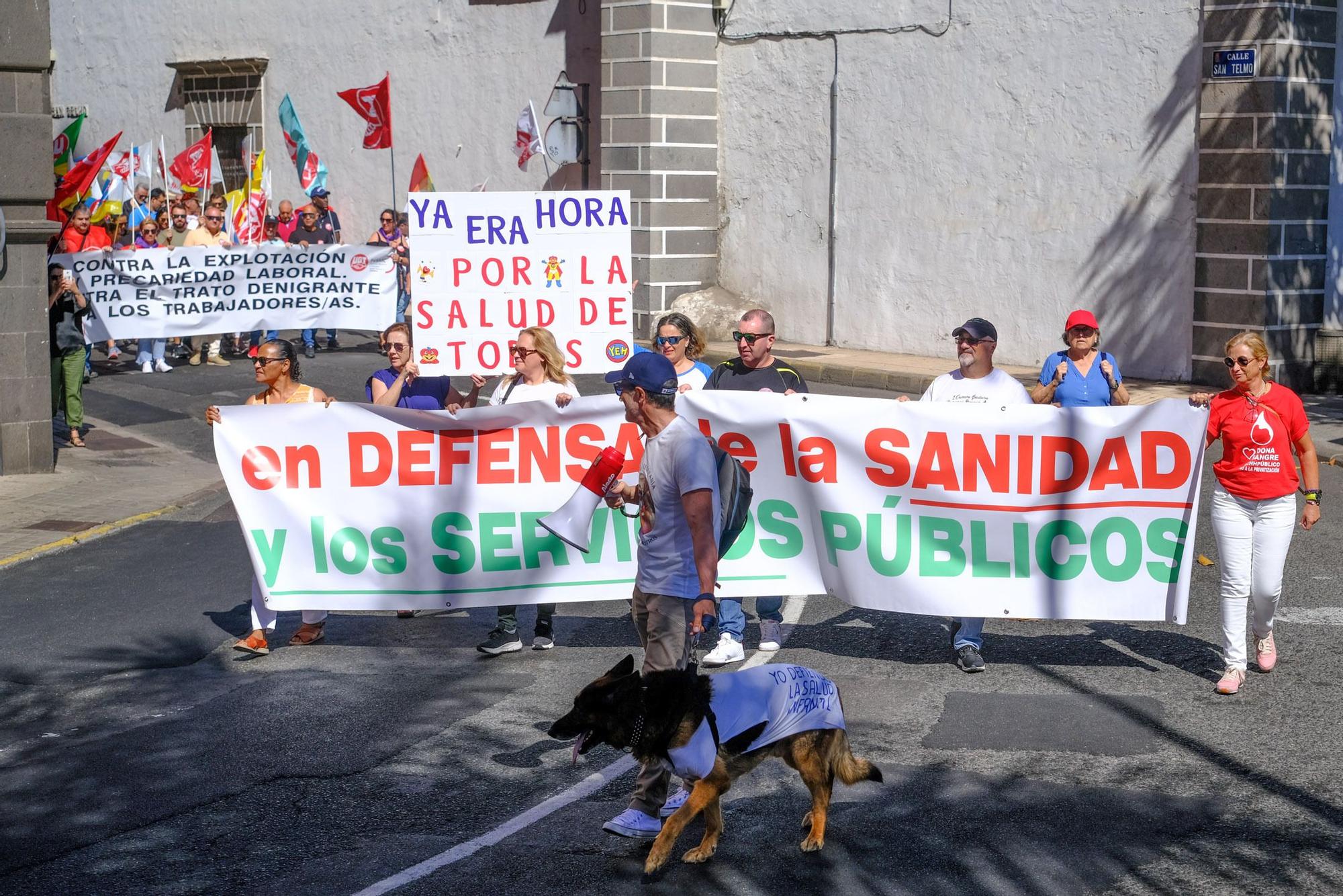 Manifestación por el Primero de Mayo en Las Palmas de Gran Canaria