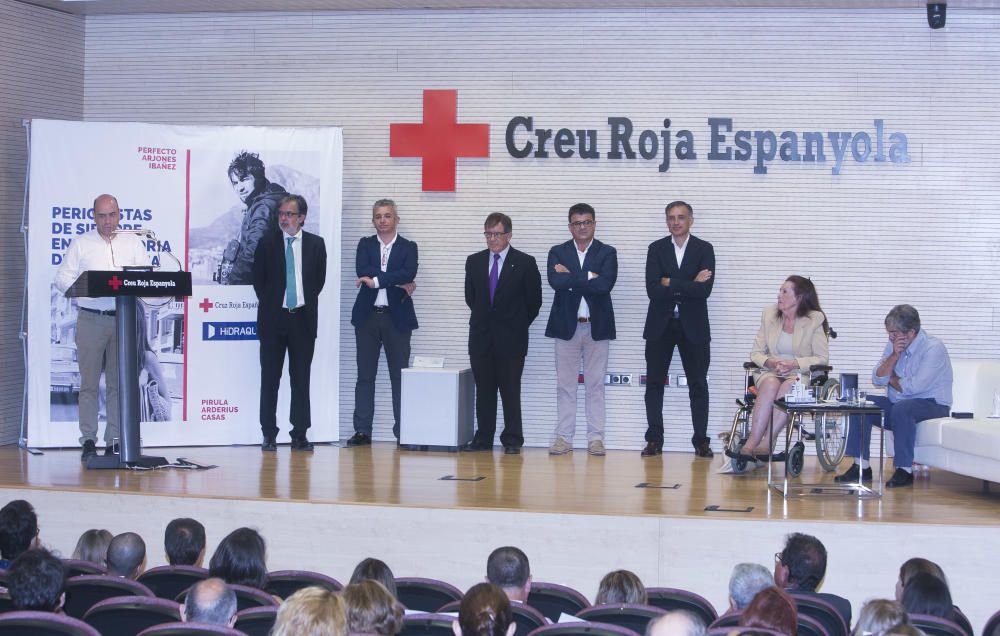 De los homenajeados ayer se resaltó, entre otras virtudes, su «humanidad», ser «periodistas todoterreno» y hacer un trabajo «libre» durante los años de dictadura.