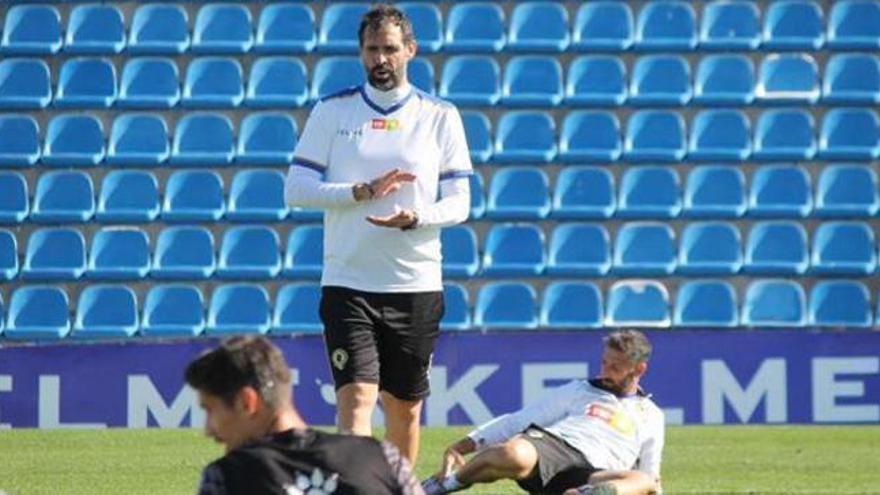 Pelea entre jugadores en el entrenamiento del Hércules