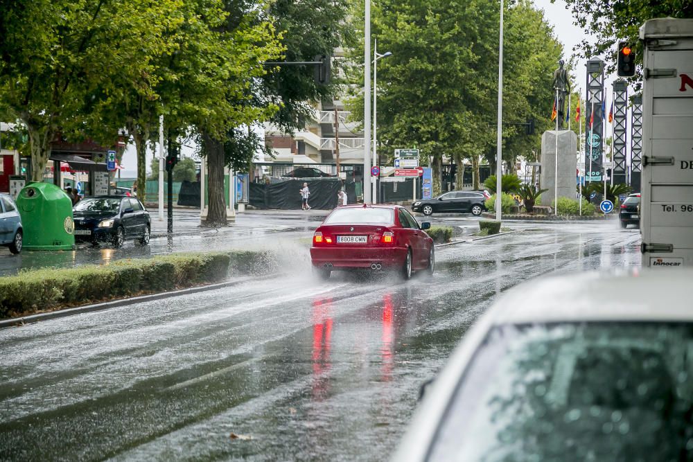 Tormenta de julio en Benidorm