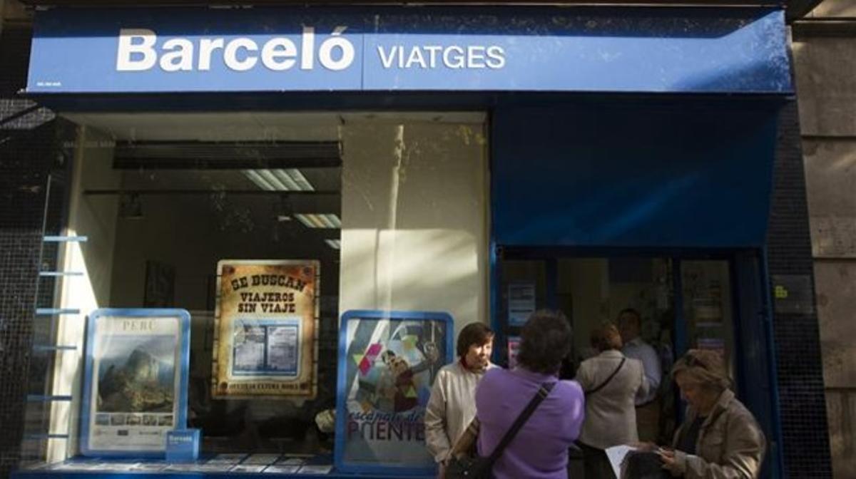 Agència de viatges de Barceló, a Barcelona. Agència de viatges de Barceló, a Barcelona.