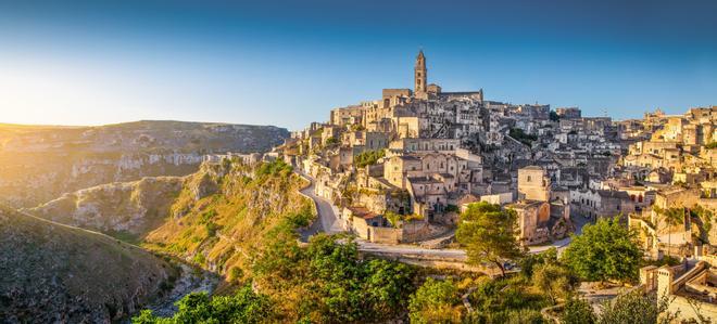 Panorámica de Matera, en Basilicata