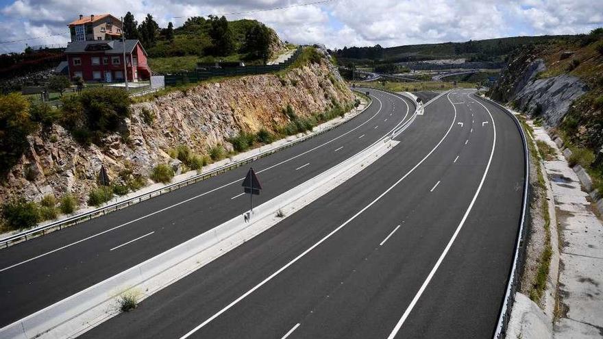 Zona de O Coto, en Pastoriza, de donde partiría la conexión entre el vial a Langosteira y la tercera ronda.