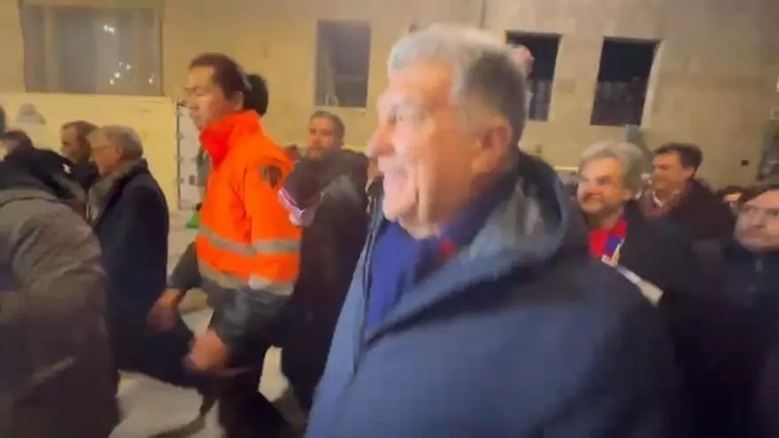 ¡Laporta llega al Camp Nou para el encuentro contra el Atlético!