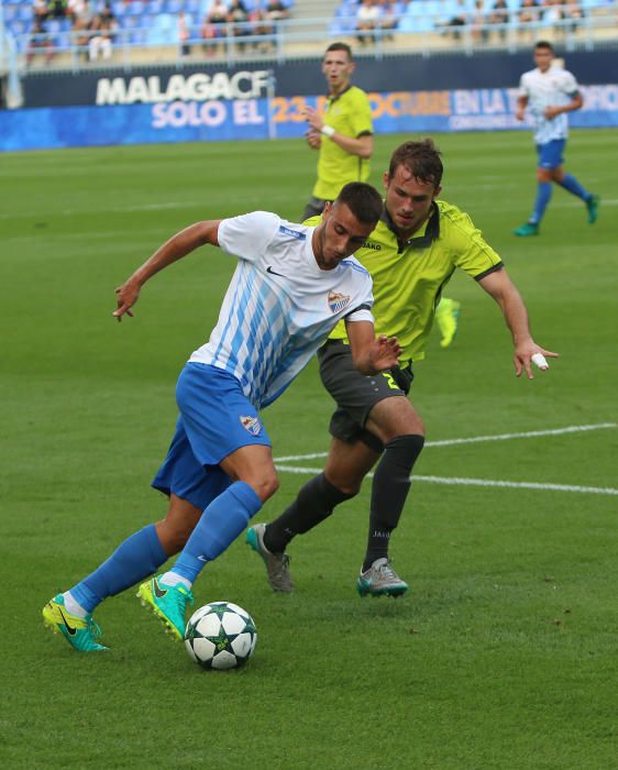 El Málaga juvenil golea al Nitra eslovaco (5-0) en la Youth League