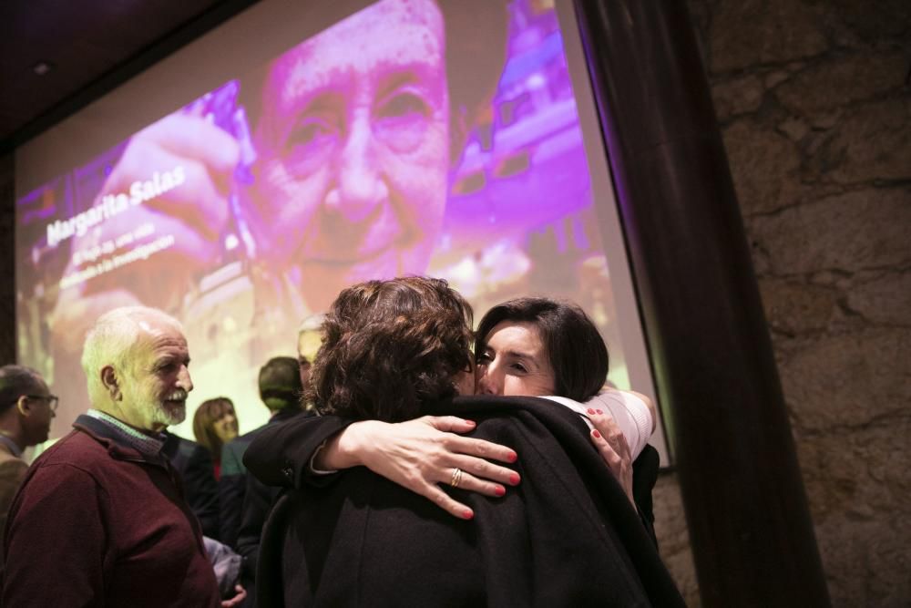 Homenaje póstumo en Oviedo a Margarita Salas