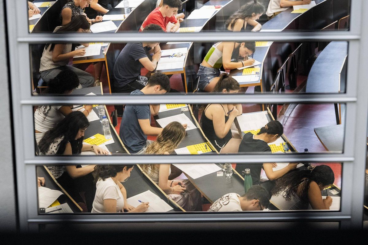 Primer día de selectividad 2025 en Catalunya.