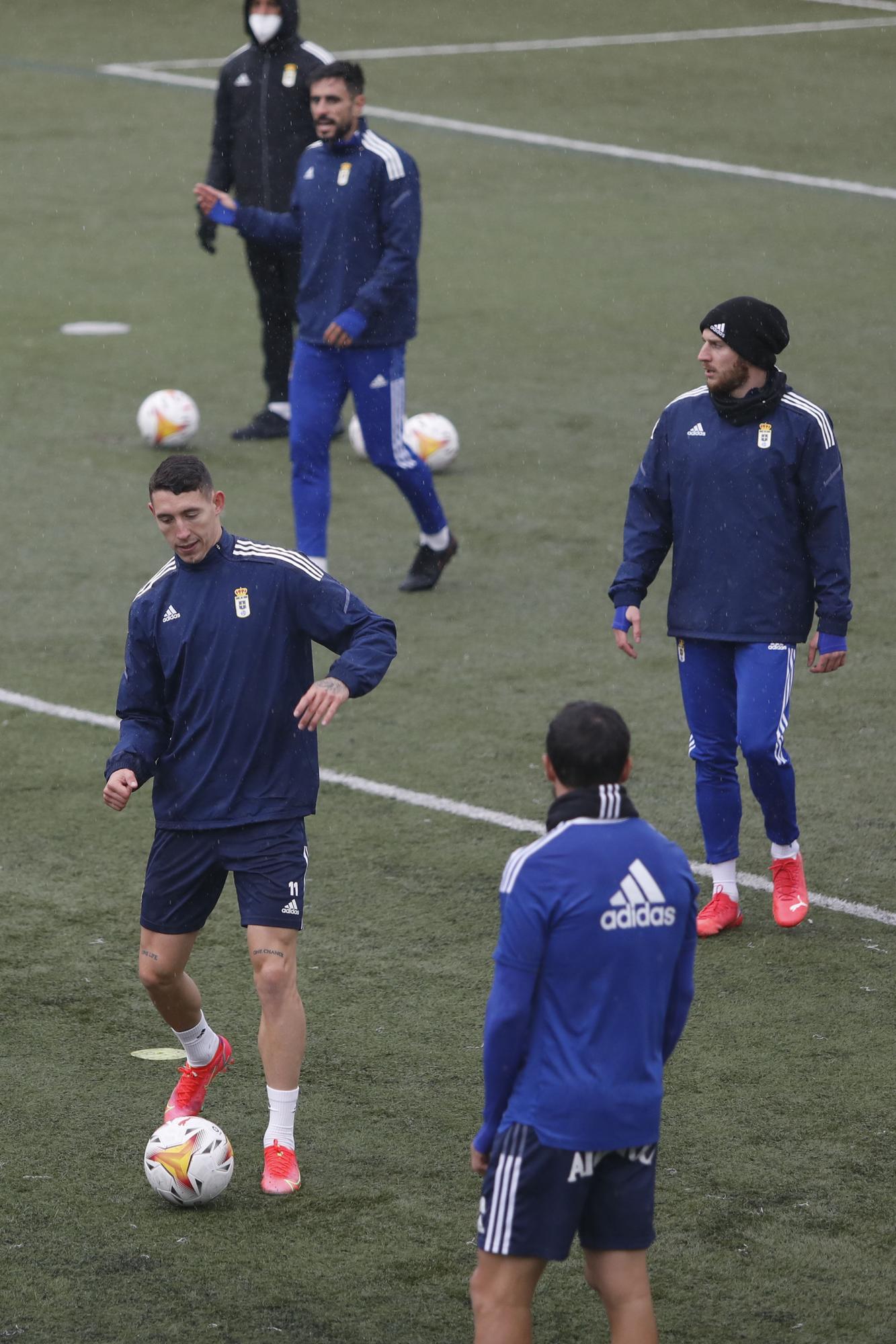 Las imágenes del entrenamiento del Oviedo